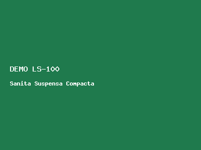 Sanita Suspensa Compacta